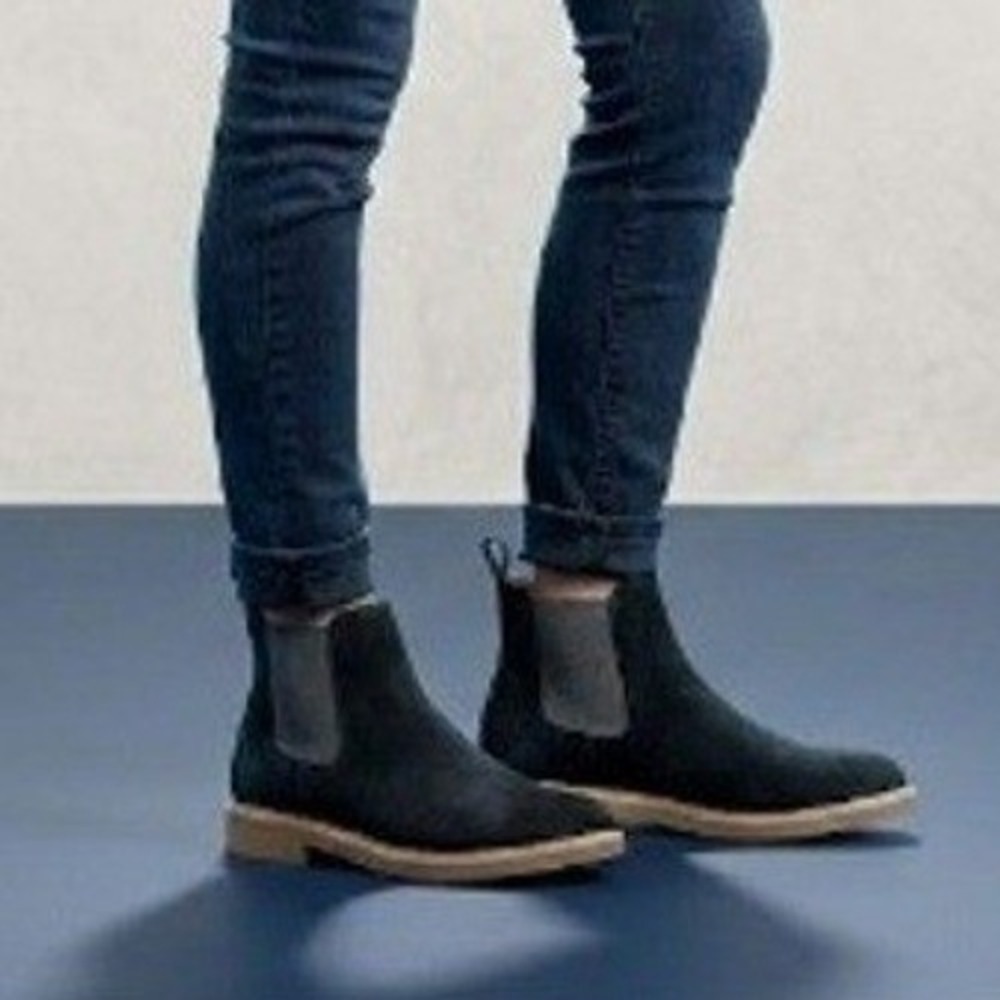 H by Halston Women's Blue Rubber Outsole Ankle Pull On Boots Size 11